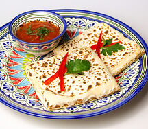 Кутабы со шпинатом