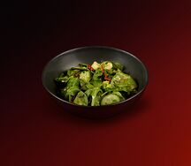 Зелёный салат с авокадо