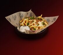 Картофель фри с пармезаном и трюфельным маслом 