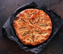 Хачапури кубдари с мясом