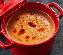 Крем-суп из красной чечевицы без мяса