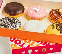 Набор из шести пончиков ассорти 