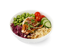 Боул с курицей и соусом терияки