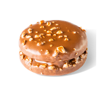 Арахисовый куки пай с малиной