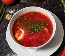 Борщ с говядиной