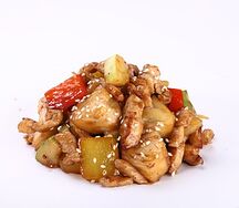 Курица с ананасом