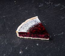 Черничный пирог (порция)