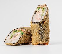 Закуска фаст-ролл Краб-тунец в темпуре