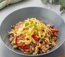 Рис теппан с цыпленком