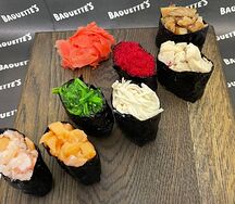 Гункан с жареной курочкой