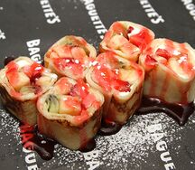 Клубничные роллы