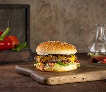 Бургер Бекон-халапеньо