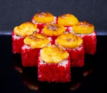 Снежный краб под сырным соусом