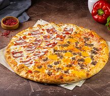 Две пиццы в одной