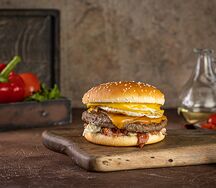 Бургер Яйцо и бекон