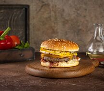 Ми бургер Яйцо и бекон