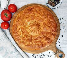 Пирог с капустой и мясом