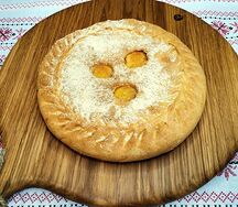 Пирог с абрикосом (большой)