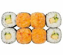 Запеченный острый с крабом