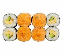 Запеченный острый с лососем