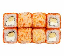 Запеченный с креветками