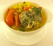 Шурпа с бараниной