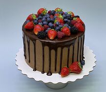 Торт с ягодами