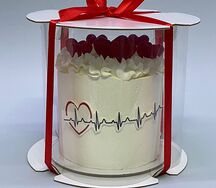 Мини-торт Сердечки