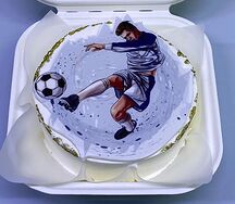Бенто торт для футболиста