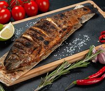 Форель на мангале