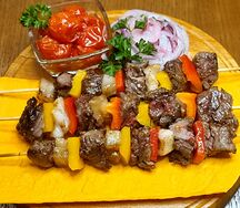 Баранина с овощами