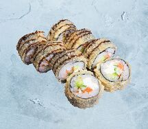 Ролл теплый Лосось и угорь хот