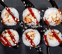 Маки мини с угрём