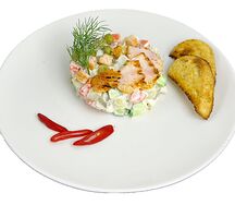 Оливье с курицей