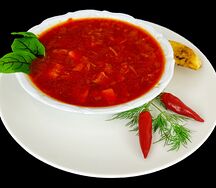 Борщ с говядиной