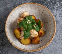 Куриная грудка в медово-горчичном соусе