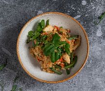 Азиатский рис с курицей