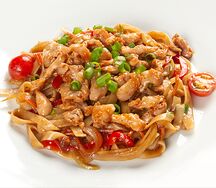 Лапша с курицей