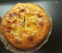 Пирог с мясом и с картофелем