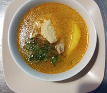 Чорпа с курицей