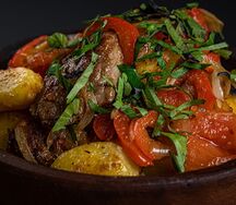 Жаркое по-домашнему с куриным филе 