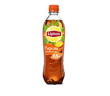 Lipton холодный Чёрный чай с персиком