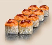 Запеченный ролл с курицей