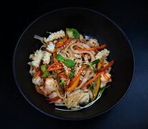 Китайская лапша с морепродуктами