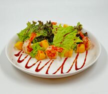 Салат Креветки с манго