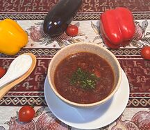 Домашний борщ из говядины