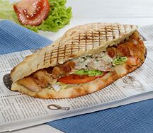 Кипрская пита со свининой
