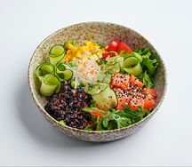 Боул с лососем