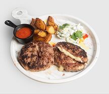 Котлета говяжья с моцареллой