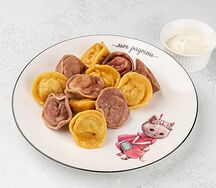 Пельмени цветные без бульона